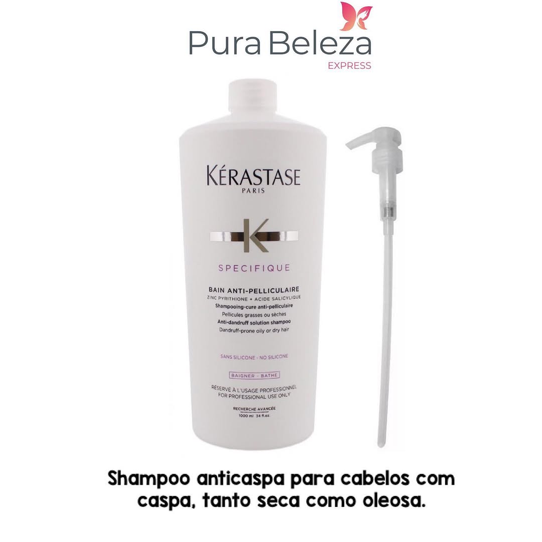 De: R$ 279,90 por R$ 239,90
Kérastase Spécifique Bain Antipelliculaire
Shampoo anticaspa para cabelos com caspa, tanto seca como oleosa.
-
Elimina impurezas e combate a caspa. Protege da reincidência por até 8 semanas.
-
Proporciona um banhar livre de silicones, ajuda na melhora da qualidade do couro cabeludo e conta com antioxidantes. Seu cabelo fica limpo, purificado e sem caspa.
-
Ação
_
OCTOPIROX 2 500 PPM: ajuda a eliminar a caspa seca e oleosa e purifica o couro cabeludo.
-
RAMNOSE: melhor