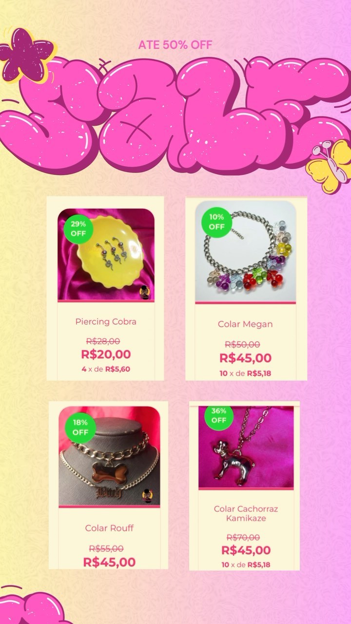 ⭐️Promoçãozona que garanto que nunca teve igual nesse perfil ⭐️
Vocês sabem que minha arte na loja tem um valor muito especial para mim, mas nesse momento eu preciso tirar lucro dessa arte para realizar uma ARTE ainda maior e representa meu país Helipa, as vendas servirão de investimento para custear meu primeiro editorial com foco na cultura marginal.
Agradeço a todas que já compraram ou comprarão💖 
#viral 
#artecontemporanea #artesã