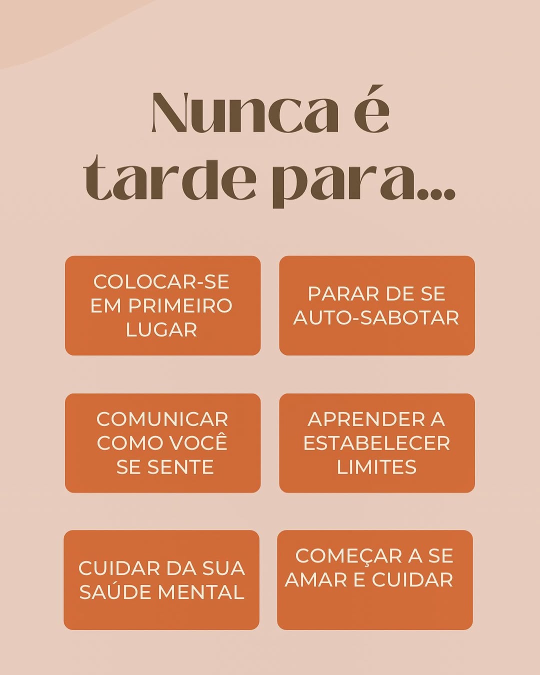 ✨ Sempre bom lembrar: