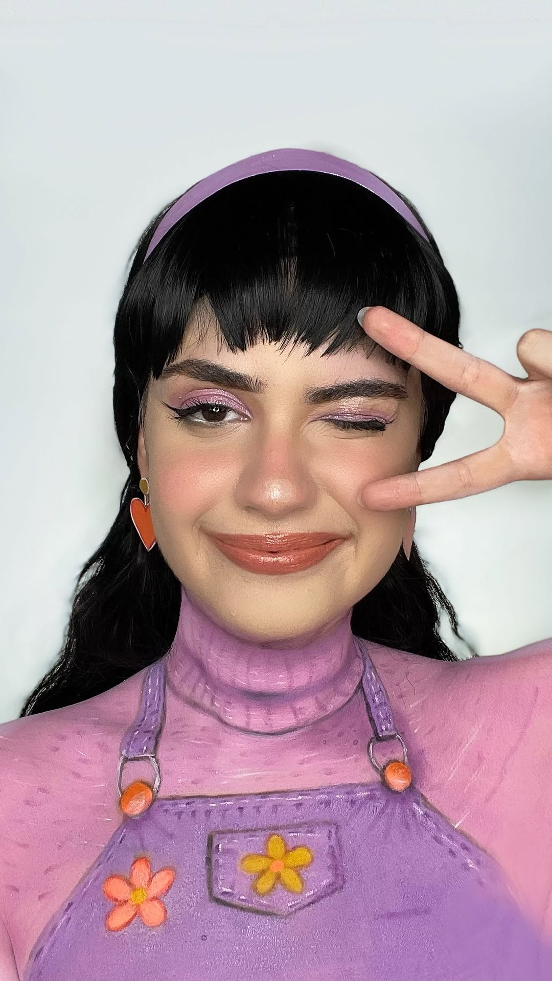 ABBY PARK de Turning Red 🩷💜 Qual o próximo personagem? 

#turningred #redcresceréumafera #meilee #abbypark #cosplay #disney #disneycosplay #makeup #maquiagem #transformação #4town