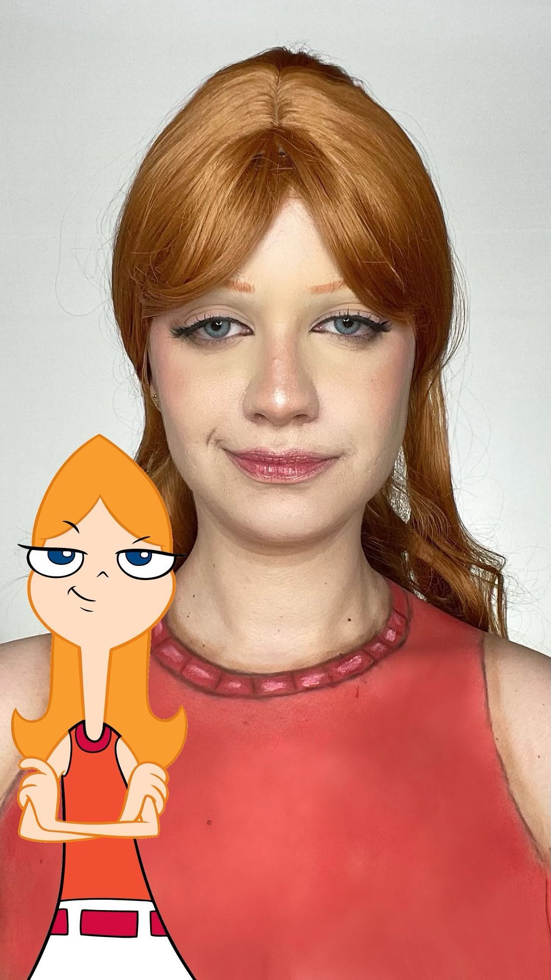 CANDACE FLYNN 🩷🐿️ Tá frito! 
Quem lembra dessa música? 

#candace #candaceflynn #phineasandferb #phineaseferb #disneychannel #makeup #makeuptransformation #cosplay