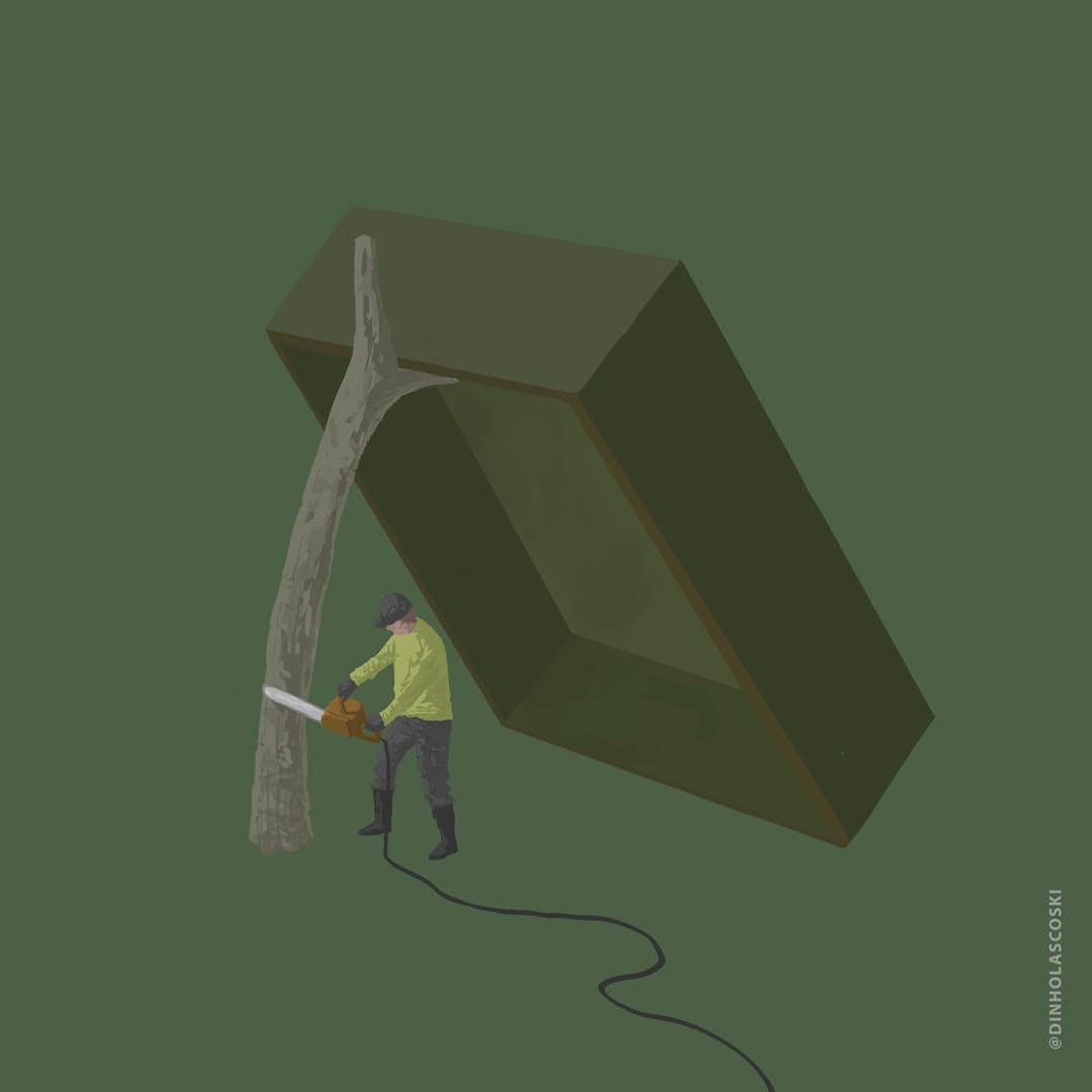 Consequências

#clima #meioambiente #art #arte #ilustração #meioambiente #desmatamento #green #grey #tree #trees #arvore