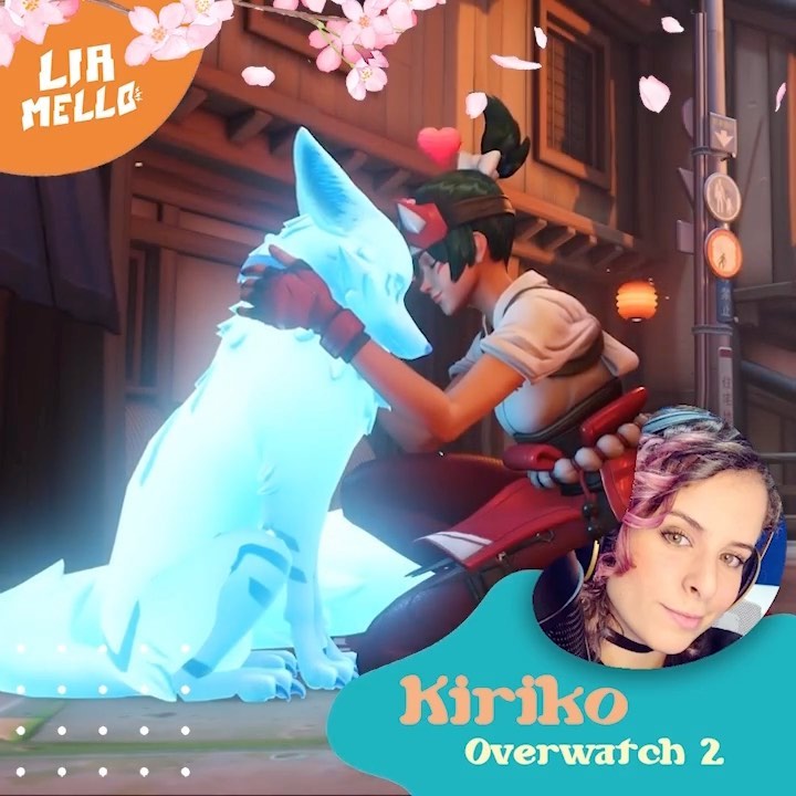 Finalmente Overwatch 2 teve o seu lançamento oficial e eu posso dizer com orgulho que eu dei voz a Kiriko, a mais nova personagem suporte do jogo! 🦊♥️ Eu não tenho nem palavras pra descrever como eu amei participar dessa produção. Ter tido a honra de poder localizar falas em japonês, já que é uma língua que eu estudo. Foi tudo muito especial pra mim ♥️ Espero que todos curtam bastante jogar com ela! Esse trabalho foi feito com MUITO amor e dedicação! E assim que eu tiver um tempinho, vou lá já 
