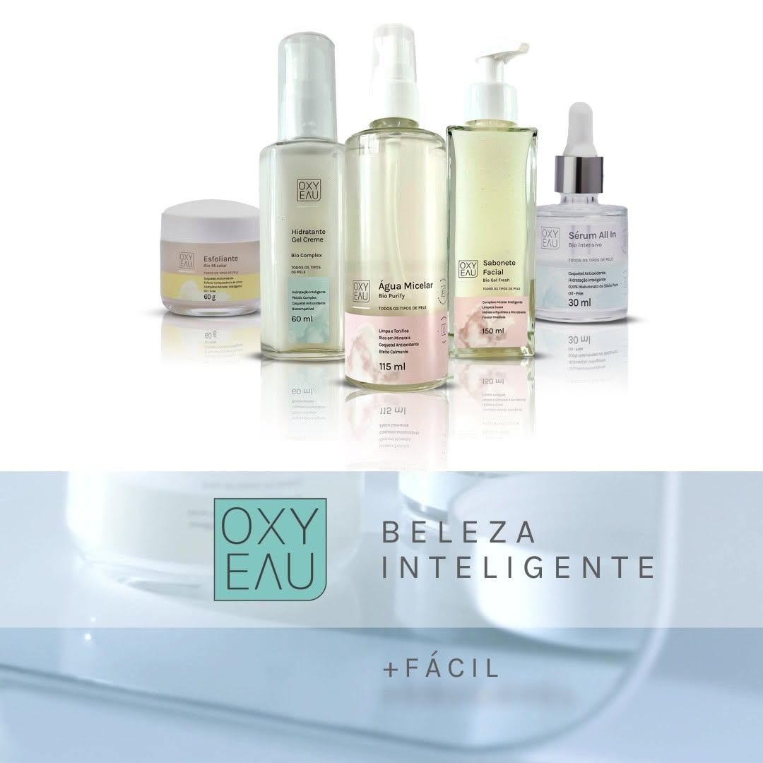 A Oxyeau lançou uma nova linha de skincare pensando em você, que tem uma rotina agitada e busca tecnologia para um tratamento +fácil e +saudável. Experimente a beleza inteligente Oxyeau. Saiba mais em nosso website www.oxyeau.com

#skincare #belezainteligente #cuidadocomapele #oxyeau