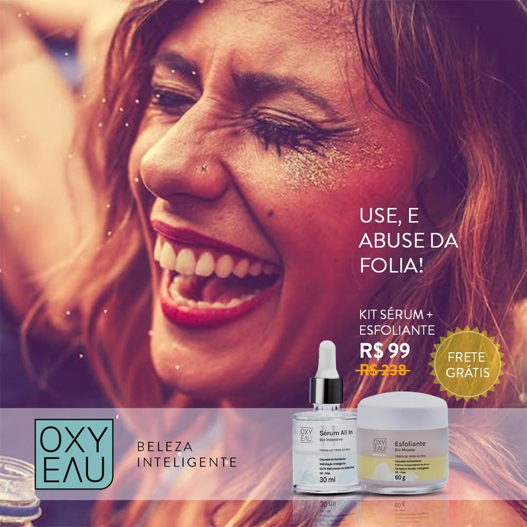 Últimos dias da oferta de lançamento do kit sérum + esfoliante Oxyeau. Os dois são multifuncionais com nova tecnologia e ingredientes naturais para seu skincare fica mais fácil e saudável. Garanta o seu em nosso website! #skincare #beleza #cuidadocomapele #belezainteligente #oxyeau