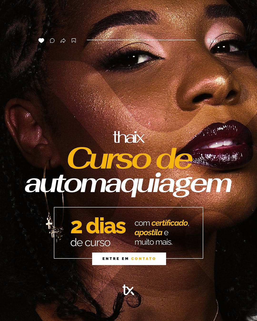 Depois de muitos pedidos finalmente voltei a ministrar cursos!!✨
Reformulei o meu curso de automaquiagem e também trouxe uma novidade: Curso de maquiagem profissional para quem deseja se tornar uma maquiadora de sucesso! 
O curso é VIP, ou seja, as aulas são com 1 aluna por vez, para que eu consiga acompanhar o seu desenvolvimento e sanar todas as dúvidas. 
Os agendamentos começarão a partir do dia 9 de junho e, para garantir sua vaga, é só entrar em contato a partir do link disponível na bio❤️✨