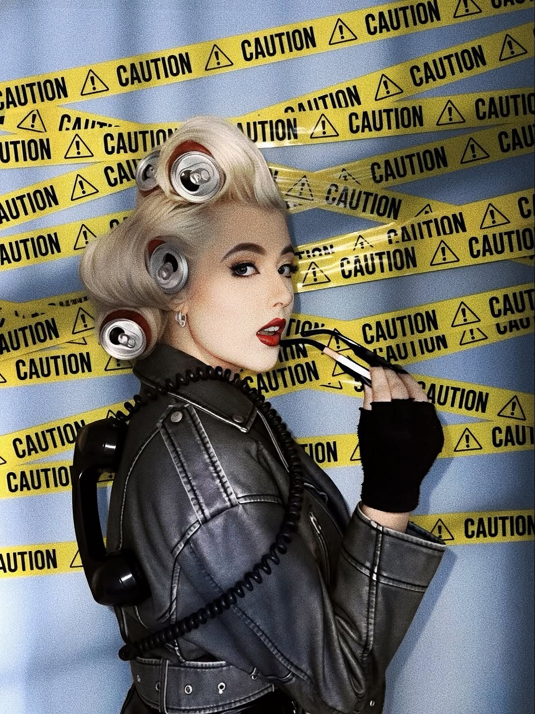 stop calling 📞 👻 produção de halloween pelo @victtoriobeauty homenageando a maior de todas e minha fav @ladygaga 🖤 #halloween