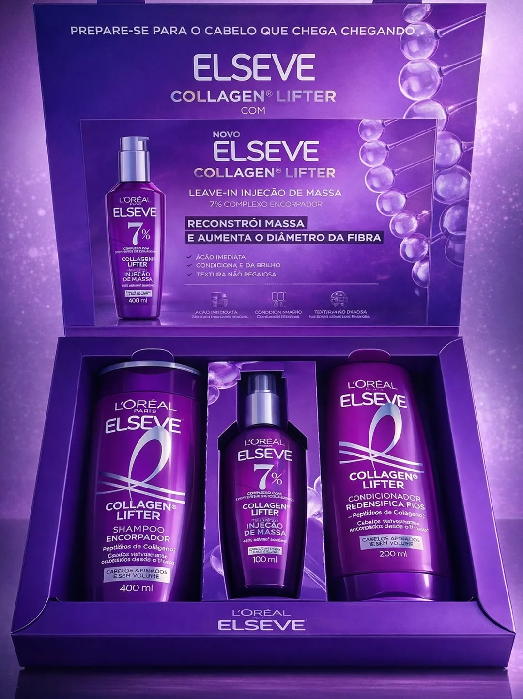 💜✨ Publicidade | Gratidão define! ✨💜
Muito obrigada L’Oréal Paris pela confiança e por fazer parte da minha rotina de cuidados com produtos que realmente entregam resultado.
É um prazer divulgar uma marca que valoriza a beleza real e a autoestima todos os dias. 🫶
Gratidão pela parceria! 💫
..
..
💜 Shampoo Elseve Collagen Lifter
Desenvolvido para cabelos finos e sem volume, ele limpa suavemente enquanto ajuda a encorpar os fios desde a raiz. Sua fórmula com peptídeos de colágeno contribui par
