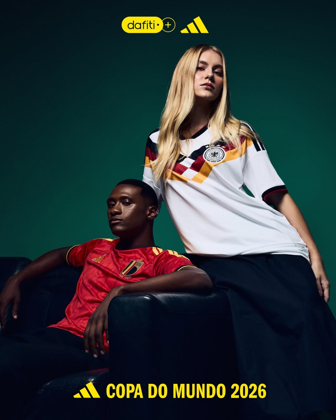 Para @adidasbrasil X @dafiti ⚽️🏃🏿‍♂️

Vestindo as novas camisas da federação da Copa de 2026 

#adidas #dafiti #adidasfootball #fifawordcup2026