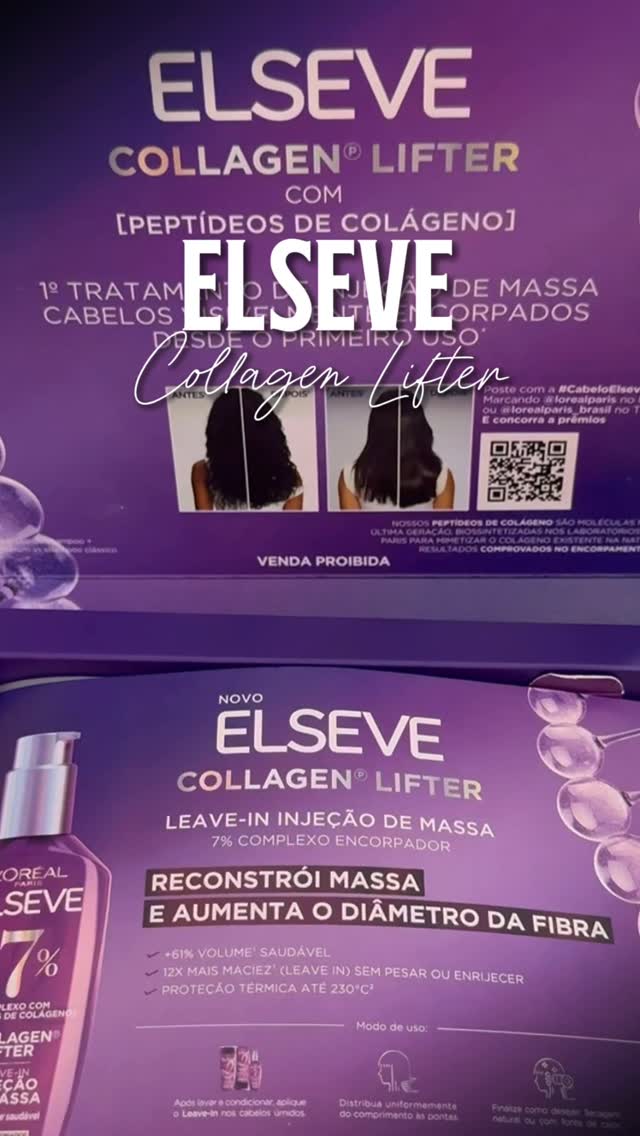 Chegou a novidade que vai levantar até a autoestima do cabelo 💥
A nova linha Elseve Collagen Lifter ajuda a devolver força, corpo e aquele efeito cabelo encorpado desde a raiz.
Cabelo fino? Agora não mais. ✨💆‍♀️

#cabeloElseve#Elseve #CollagenLifter #LançamentoElseve #CabeloEncorpado