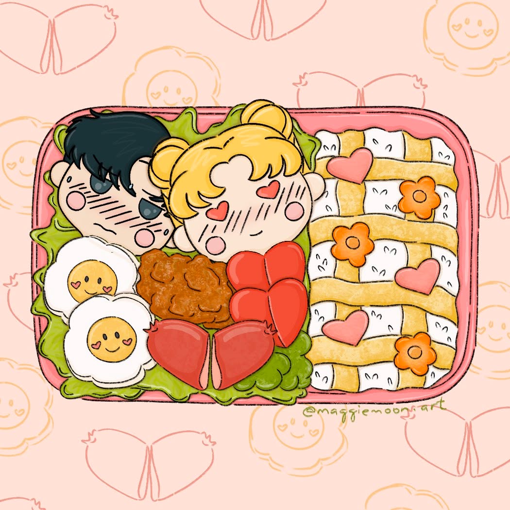 🍱 A little Valentine’s Bento love 🍱

While most of the world is celebrating today, here in Brazil we save Valentine’s for June 💕

I’ll be spending the day cleaning and grocery shopping — and secretly preparing for something even more special…

Tomorrow is my son’s birthday 🥳
Tonight I’ll decorate the living room with balloons, make pancakes for breakfast, Japanese curry for dinner, and spend the whole day playing Monopoly with him 🥰🎂💖

#sailormoonfanart #usagitsukino #mamoruchiba #serenax