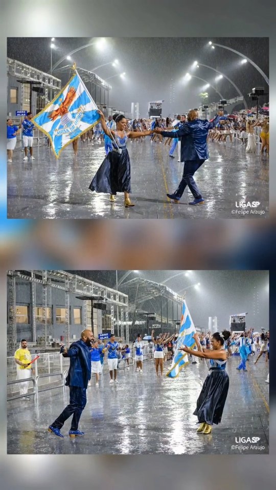 O maior desafio de quem trabalha com o audiovisual em grandes eventos externos, com certeza, é a chuva! E tipo, é um adversário contra o qual não se tem muito o que fazer... Ainda mais em se tratando de Carnaval, em pleno verão, período de pancadas de chuvas fortíssimas no Brasil...

E quando a chuva vem, a saída é se proteger, mas não dá pra deixar de trabalhar... Eu sou da linha que pensa "se tem alguém desfilando eu tenho que tá lá fotografando".. Sempre fui assim, talvez isso explique porque