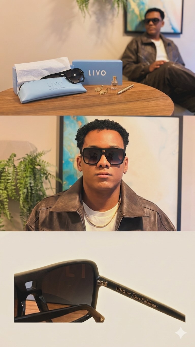Novo drop que é puro ícone. 🖤🕶️ 
A nova coleção @livoeyewear por Dani Calabresa chegou trazendo referências que dão ritmo aos dias de sol. Inspirada em lendas da música, a linha apresenta 4 modelos exclusivos: CHER, DUA, ELVIS e JOHNNY perfeitos para compor qualquer look neste verão. Com opções solar e em grau, diferentes cores de armações e lentes, a coleção mistura estilo, personalidade e tecnologia para transformar a forma como enxergamos o mundo. A LIVO nasceu com estilo, fato. Mas evoluiu
