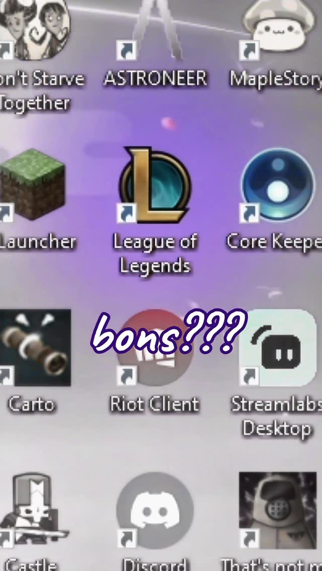 Vc já jogou algum desses jogos que estão na minha área de trabalho?
Meus favoritos: Stardew Valley, CSGO e MapleStory 😂.
.
.
.
Edições: @__heyan__ 💖🤏
#jogos #steam #csgo #leagueoflegends #pc