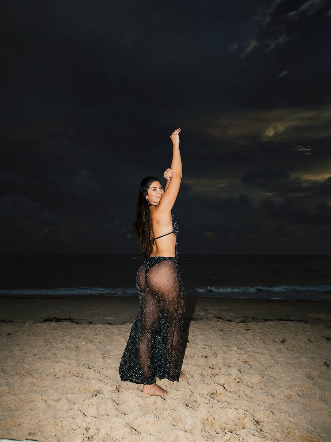 The peace that only the sea brings at night. ✨🌙