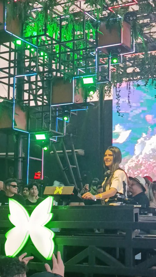 #tbt do dia 28/12/25 @djannaofficial tocando na @greenvalleybr 
🙋🏼‍♀️🙋🏻‍♂️
🦋💚
#eletronicmusic #instagood #technomusic #goodvibes