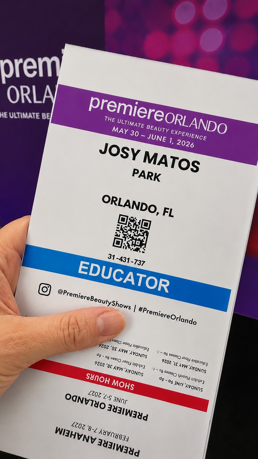 Agora é o momento de explorar as novidades do mercado, trocar experiências e investir ainda mais em conhecimento.

#PremiereOrlando #PremiereBeautyShow #OrlandoBeautyShow #BeautyIndustry #BeautyEducation BeautyEducator HairEducator Trichology Trichologist HairScience HairCareProfessional ContinuingEducation ProfessionalDevelopment BeautyExpo SalonProfessional HairIndustry OrlandoFL BeautyInnovation JosyMatos EducatorLife HairEducation BeautyBusiness SalonSuccess HairProfessional BeautyCommunity 