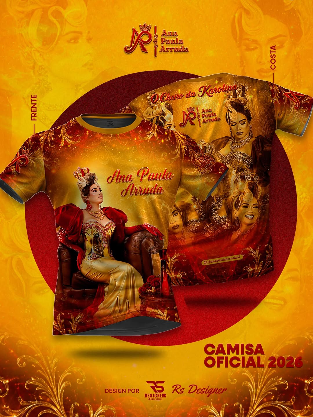 ✨ Elegância, brilho e identidade em cada detalhe. ✨ 

Uma camisa feita para representar toda a essência e grandiosidade de Ana Paula Arruda 👑❤️. Arte exclusiva, cheia de personalidade, luxo e paixão pela cultura junina🔥🌺
Cada pedaço conta uma história… e essa ficou simplesmente inesquecível! 

📍Qual detalhe da camisa ganhou seu coração? 

(81)98436-5740 📲
ADQUIRA JÁ A SUA 🎁