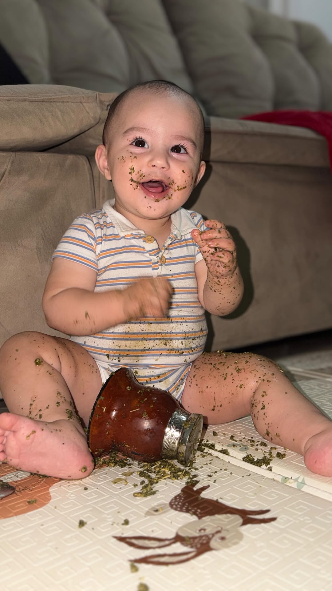 Ôooo mamãezinha, eu só queria tomar um chimarrão kkkkkkkkk 

no futuro a mamãe vai olhar esse vídeo e fotos e vai lembrar com tanto carinho das tuas sapequices, mas no momento me encontro preocupada pensando se comeu muita erv@ 😂

Em minha defesa, não foi eu quem deixou a cuia no chão 👀😂

#reelsviral #criança #children #chimarrão #gaucho