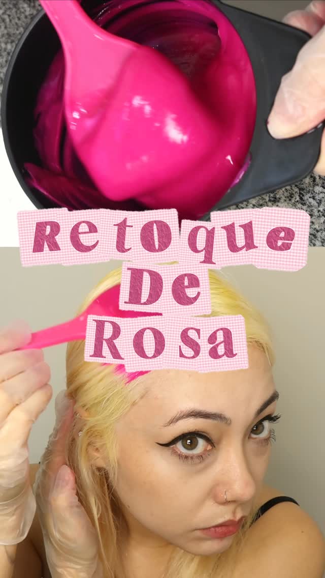 Tava precisando de um tutorial de como pintar o cabelo em casa? Vim te salvar.

❤️Antes de tudo: a base precisa estar clara o suficiente para receber a cor que você quer. Tonalizante não clareia, se o cabelo estiver escuro, o resultado muda.

❤️Eu gosto de aplicar com o cabelo úmido porque o produto desliza melhor e rende mais. Já testei no cabelo seco e não senti diferença na durabilidade nem nas manchas.

❤️Pra fazer meu rosa bebê, uso condicionador como base e vou adicionando o tonalizante ao