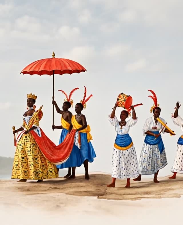 Meu enredo pra 2027 tá na pista. Agora, tô  mergulhado nas visualidade da proposta e aproveito esse momento pra deixar aqui o convite pra vocês embarcarem nisso comigo. 

Sem demora, o carnaval se manifestará e, quando for fevereiro, uma corte estará na rua! Cortejo suburbano, de reis e rainhas da periferia. Corte de maracatus e corte de sambistas. Do subúrbio da Leopoldina (no Rio) e do Bairro do Pina (no Recife).

Daqui até lá, um ano de trabalho, sacrifício e riso. De música, de dança e belez