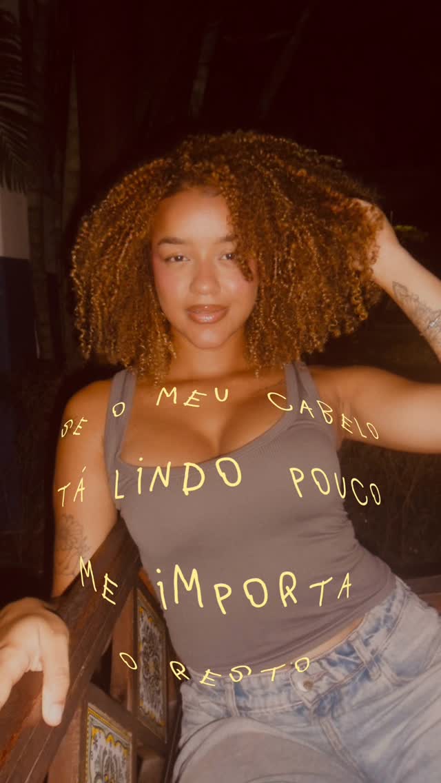 sim, meu cabelo é minha prioridade ✨

#daily #basic #girly #cachos #crespo