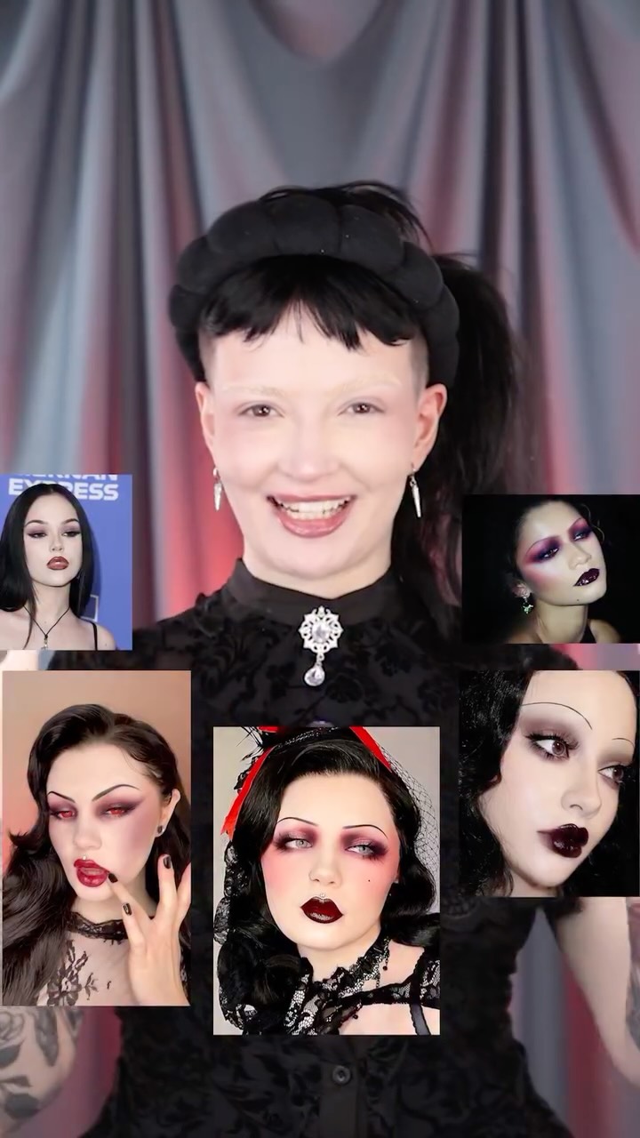 VAMP ROMANTIC @autonomi.bp 🧛🏻‍♀️⭐️
A revista de beleza Autonomi me convidou para criar um visual completo digno de uma vampirona ✨

A beleza está voltando pro drama, depois de anos de minimalismo 

Pra conferir mais da matéria focada nessa tendência é só clicar no @ fixado acima 🦇✨
#trend #maquiagem