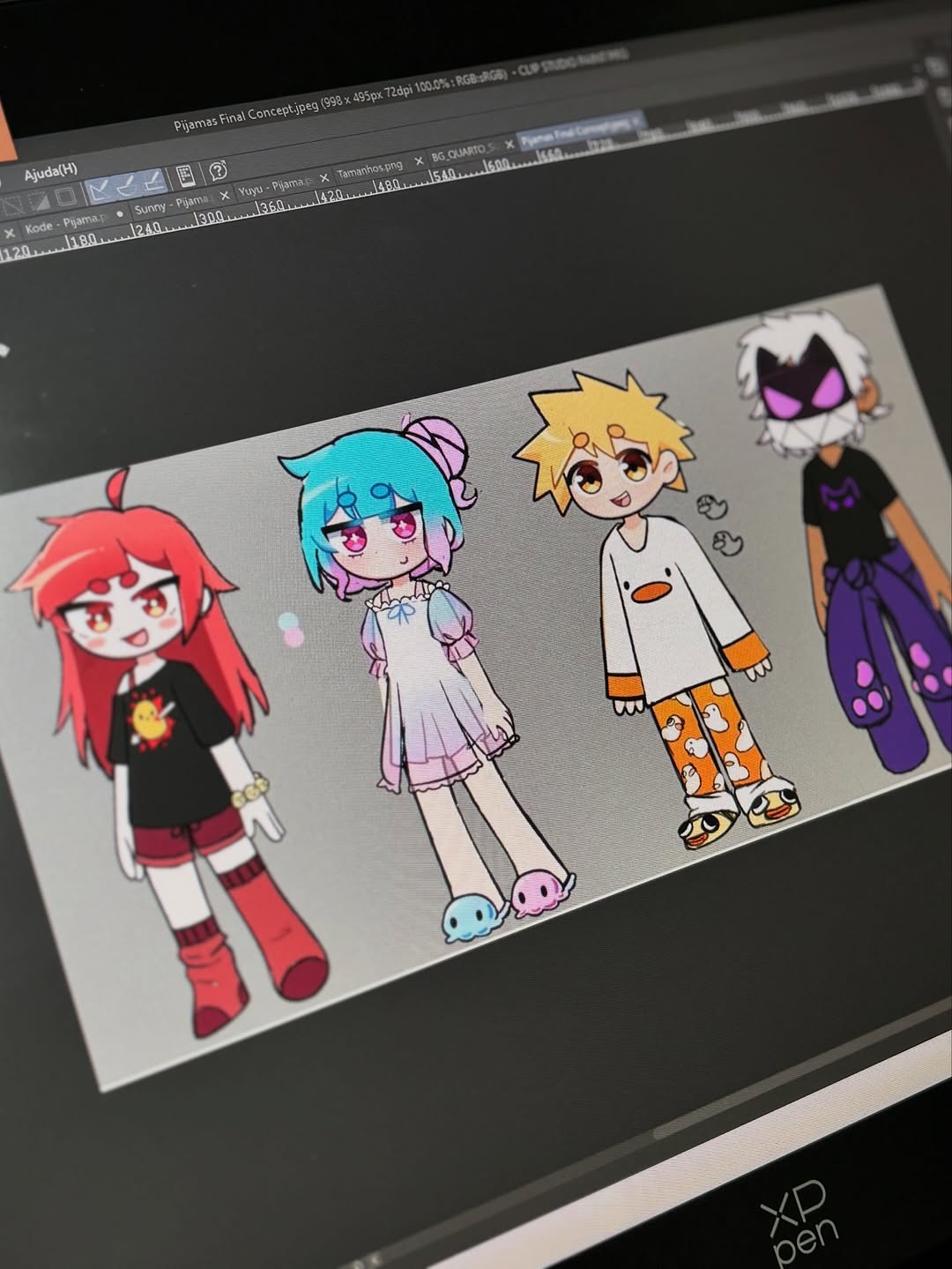 Turma da Batatinha de Pijama 💤

Fui responsável por boa parte das artes que apareceram no video de hoje! ✨ Criei o concept art dos pijamas junto da @catdrago_,fiz as polaroids, os pngtubers, as pequenas animações e props!

Espero que tenham gostado do video, fizemos com muuuuito carinho! 🥹

Agradecimento especial pra minha equipe linda de artistas: @robsondarte pela thumb e pela cena renderizada da fantasma e @kaiki.art pelos cenários 🤍

#turmadabatatinha #pngtuber #animation #illustration #a