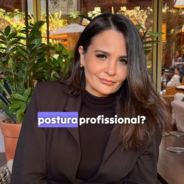 Pílulas de Postura Profissional.