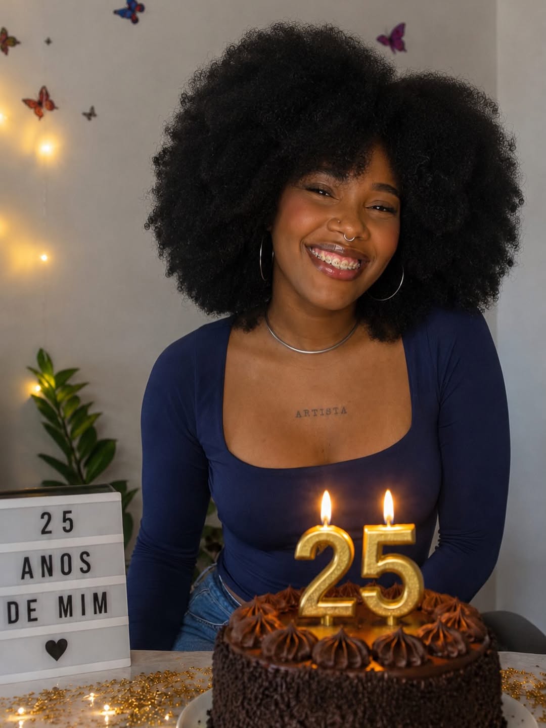 25 anos sendo forte e corajosa! Trilhando o meu caminho e construindo tijolinho por tijolinho o futuro que quero ter. 
Eu só tenho gratidão em meu coração por cada momento, pessoa e vivência desse período.
O espaço pro novo está aqui, estou de coração e mente aberta e sei que “estou quase lá”, mas apreciando cada fase do processo. ✨

Obrigada Deus e Orixás pela vida, pelo brilho e pelo amor ❤️‍🔥

Estar viva é uma dádiva! 💛

#aniversario #vida #gratidāo #energia