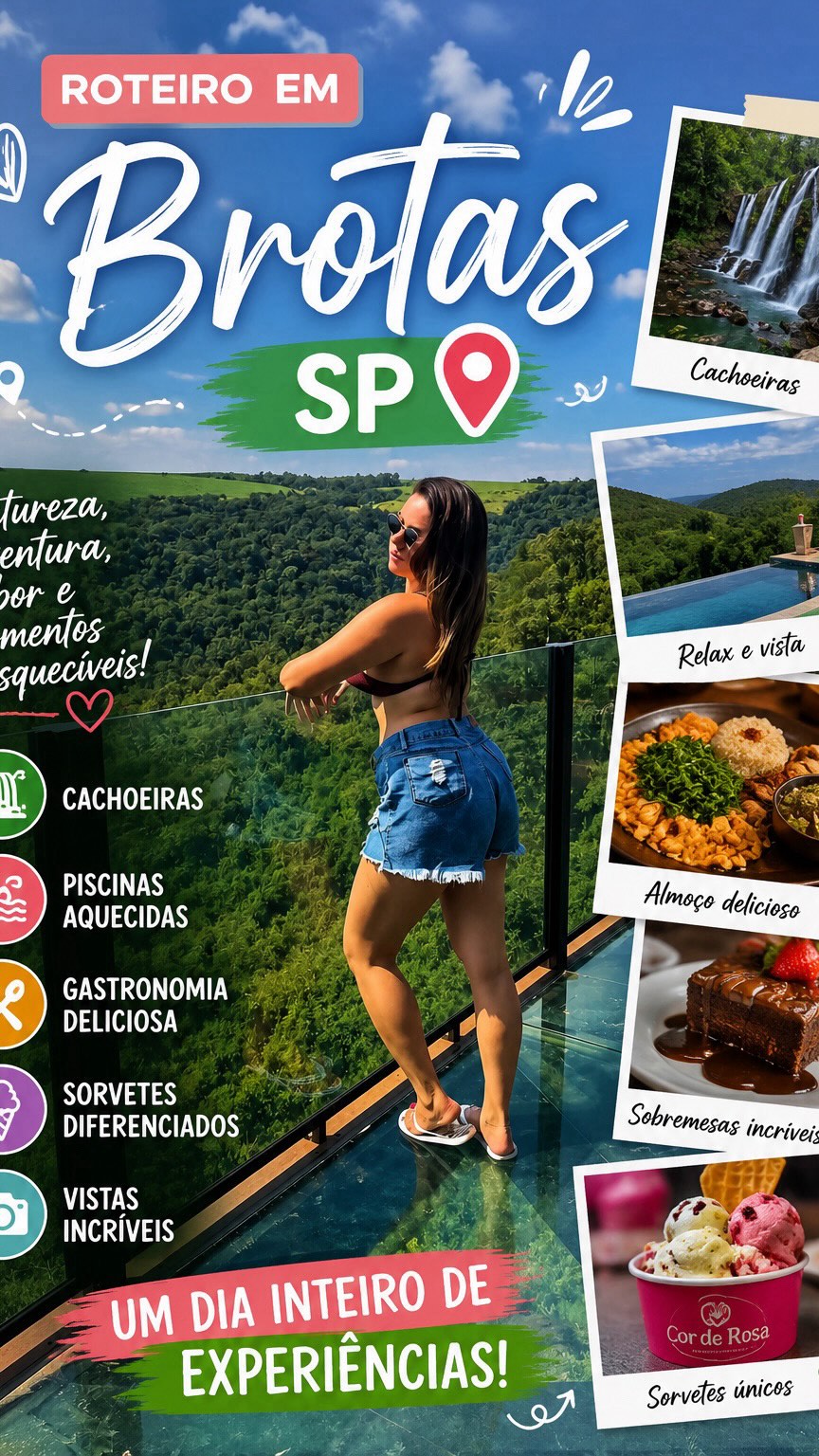 E a nossa experiência em Brotas continuou! 💚

A convite da @360_marketing_influencia fomos conhecer o incrível @recantodascachoeiras um lugar cercado por natureza, paisagens lindas e momentos inesquecíveis.

Para fechar o passeio com chave de ouro, passamos pela famosa @sorveteriacorderosa , que além de charmosa, tem delícias que valem a visita! 🍦✨

Brotas conquistou nosso coração do começo ao fim. E você, já conhece esse paraíso no interior de São Paulo?

📍Brotas/SP — Parte 2

#Brotas #Recan