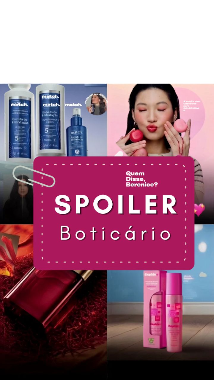 ​Dona Botica, o que eu te fiz? 😭 

O próximo ciclo nem começou e eu já gastei o dinheiro que eu ainda não ganhei.

💚​Tem linha capilar Match nova
💚Mochi Blur que vira chaveiro (gatilho puro)
💚The Blend Saffron pros machos cheirosos
💚Liz Essência
💚E vem aí até Toy Story com glitter pra gente brilhar com deboche. ✨

​O spoiler tá dado. Se o seu cartão clonar misteriosamente na porta da loja, a culpa não é da @projetosecreta.

A PARTIR DE 15/06 CICLO 9

​Qual o seu favorito? Comenta aqui ante