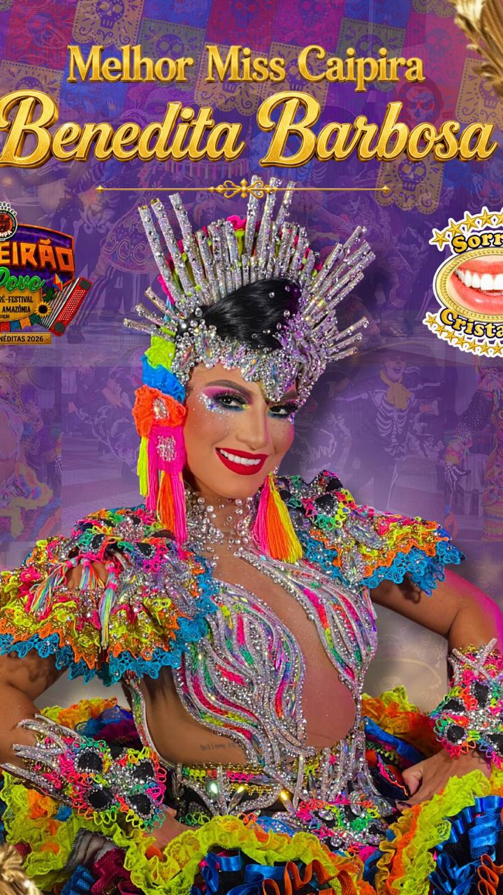 Benedita Barbosa, eleita a melhor Miss Caipira do Terreirão do Povo, categoria: Inéditas. Coreografia: Eu 🙈, estilista: @estilista_alecsandernogueira , maquiador: @argeumakeup 
Tema: LA CATRINA MEXICANA 🇲🇽 Vídeo: @vinicius_ferreira.off