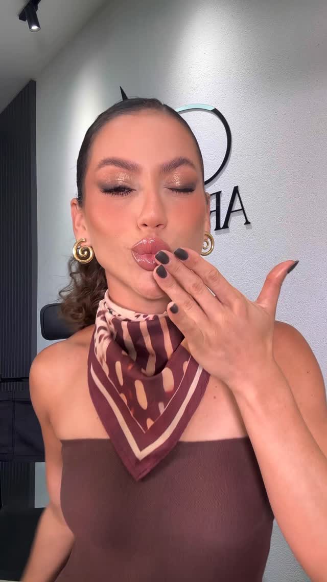 | Beauty chique de hoje: ✨🤎💫✨