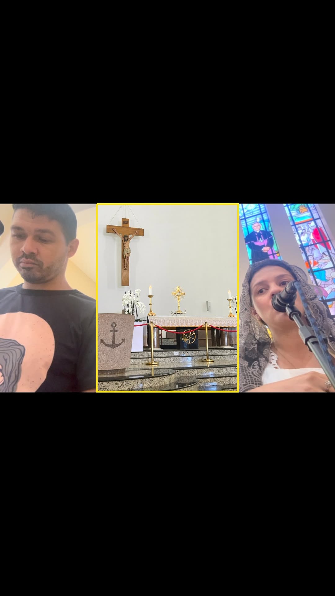 O pão do céu está aqui entre nós, é o Cordeiro de Deus! Que essa música ilumine profundamente os corações nesta noite linda! Ela representa muito para a nossa caminhada de fé. 🙏🏻🤍 @tiago_mg_13 
Para nós católicos, a data não é apenas uma lembrança simbólica, mas a celebração da presença real de Jesus Cristo na hóstia e no vinho consagrados. É uma forma de professar e testemunhar a fé no mistério e milagre sagrado deixado por Deus a nós.

Corpus Christi é uma expressão em latim que significa “