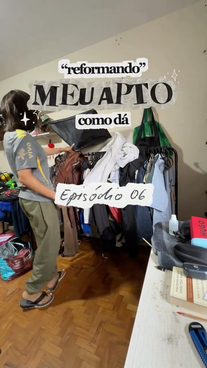 Minhas bolsas mereciam um lugar organizado só delas!

📍 LINK DOS PRODUTOS NA BIO

Quinto episódio de uma série que surgiu de uma necessidade: reformar e reorganizar meu apartamento de forma funcional gastando o mínimo possível! Vamos usar nossa criatividade pra ter mais utilidade ❤️

#reforma #decoracao #skincare #acheinashopee #shopeecreators