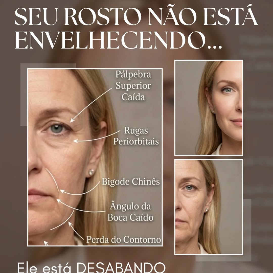 O maior erro sobre o envelhecimento facial é acreditar que ele acontece apenas por causa das rugas.

Na realidade, o que vemos no espelho é o resultado de um processo silencioso: perda de colágeno, enfraquecimento dos ligamentos, redução do suporte ósseo e deslocamento dos compartimentos de gordura da face.

É por isso que muitas pessoas têm a sensação de que o rosto está "derretendo", mesmo sem apresentar rugas profundas.

A boa notícia? 
O rejuvenescimento moderno não busca transformar você em