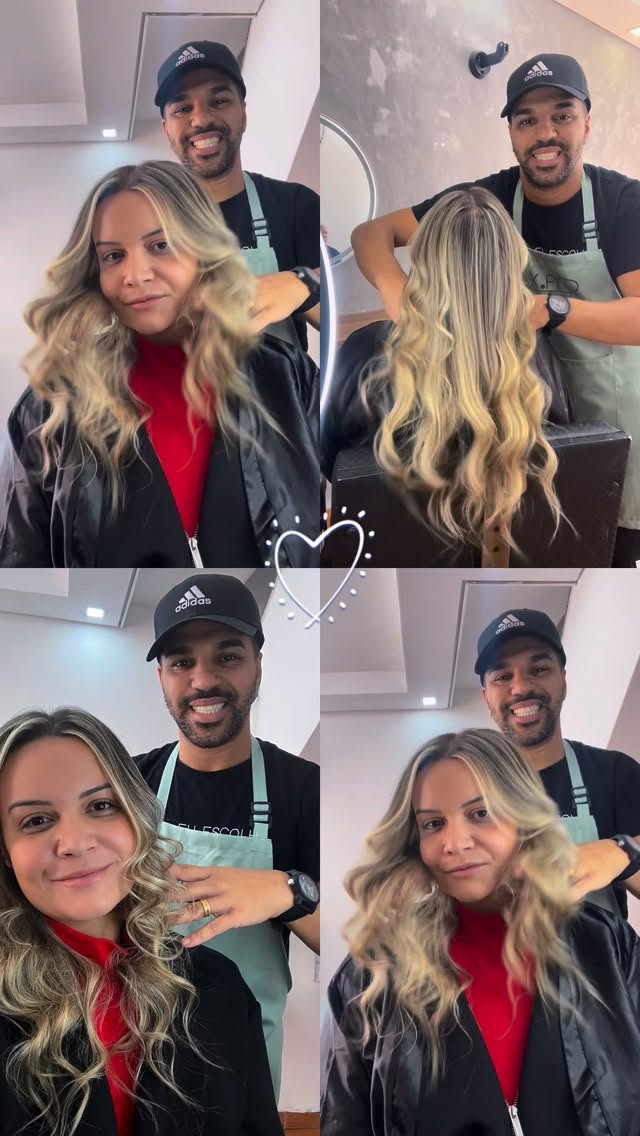 ✨ “Loiro iluminado, saudável e cheio de personalidade.” 🎨💇🏼‍♀️🍯