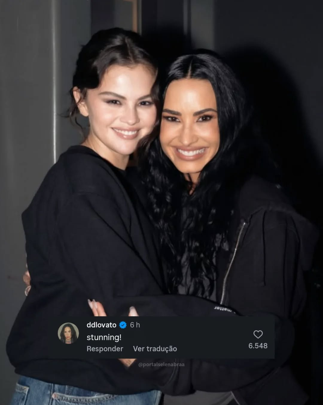 SEMI! Demi Lovato comentou na última publicação da Selena Gomez no Instagram:

Demi: "Deslumbrante!"
_
• Nossa de mídias: @psbramedias
#selenagomez #selenators #ISaidILoveYouFirst