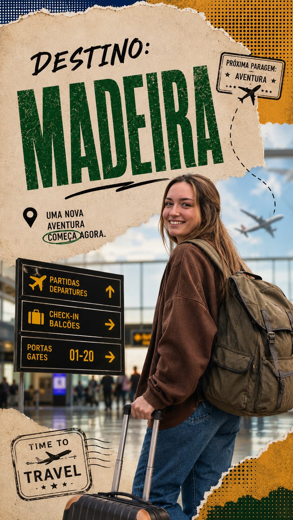 É REAAAAL!!! Uma experiência dividida em vários episódios que vais poder acompanhar nos próximos dias ✈️🏝️