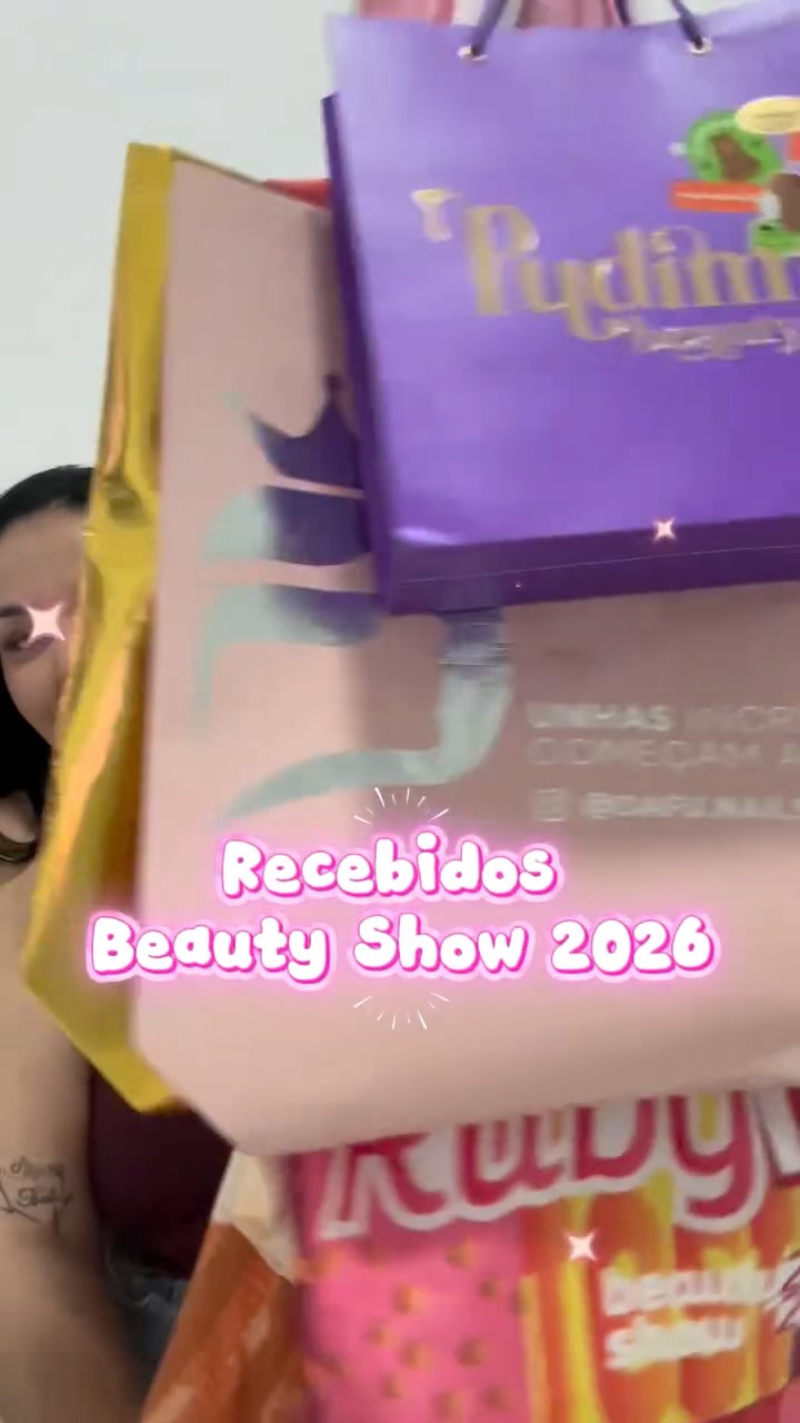 Tudo que ganhei como influencer na Beauty Show 2026 ❤️ 

#recebidos #beautyshow #influencer #like #feiradebeleza