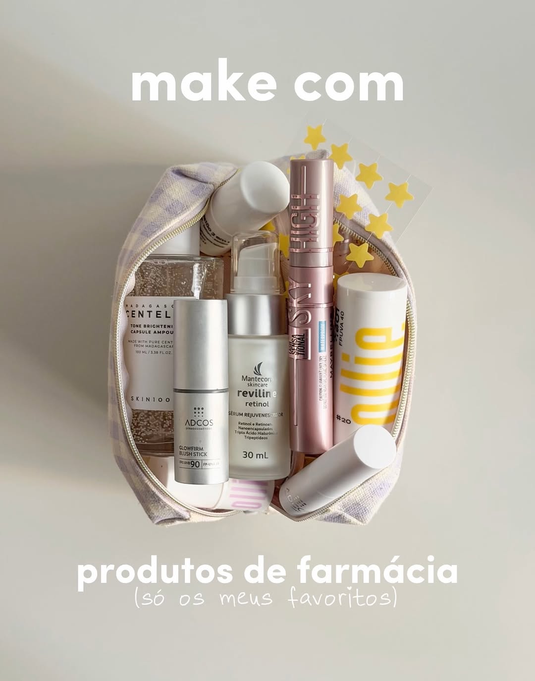 make com os meus produtos favoritos de farmácia! encontro esses e outros produtos de beleza na @drogariasaopaulo 🌟🤍 perfeito e prático! 

p u b l i 

#DrogariaSaoPaulo #dermoebeleza