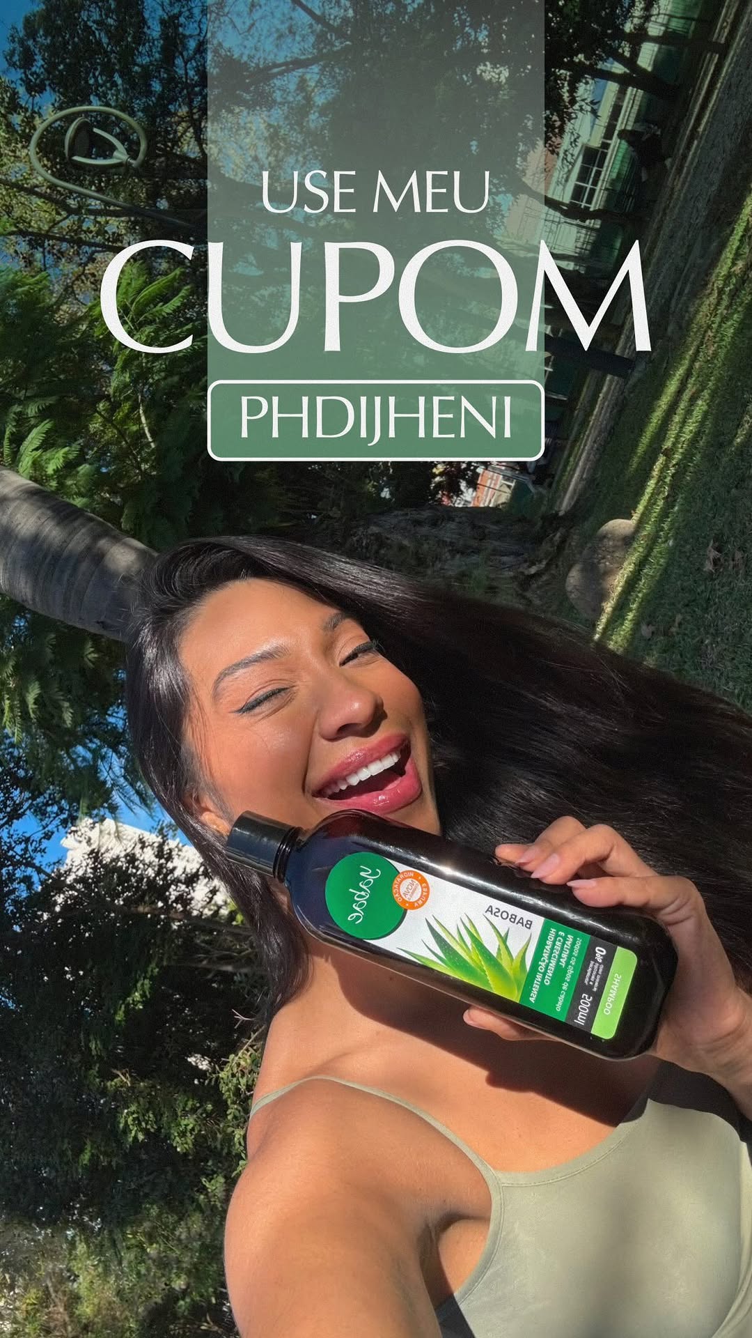 Só quem ama um cabelo brilhante e com movimento vai me entender...💖

Mostrei no vídeo o efeito do novo kit de Babosa da Yabae e sério, a fórmula nova tá incrível. Sinto meu cabelo super nutrido e muito, muito macio.
Se você também tá na saga do crescimento saudável, deixei o link e meu cupom de desconto aqui para facilitar.

Acesse a bio da @yabaeoficial e digite o cupom:
🏷️ Cupom: PHDIJHENI