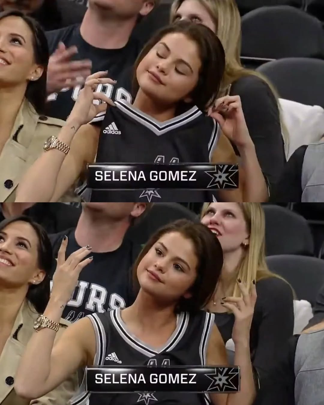 FALE MESMO! Selena Gomez publicou um story esclarecendo a polêmica desnecessária envolvendo o jogo do Spurs vs Knicks:

"Acordei com tantas mensagens e textos.

Eu nunca insultaria minhas amigas e nem estava tentando insulta-las. O comentário foi uma reação a primeira foto do post [da Taylor Swift e Mariska Hargitay].

Segundo, eu apostei com meus amigos nesse jogo, os amigos da conversa que postei antes [Rae, Vanessa e Tara, amigas da Selena]. Eu perdi a aposta e estava implicando com os torced
