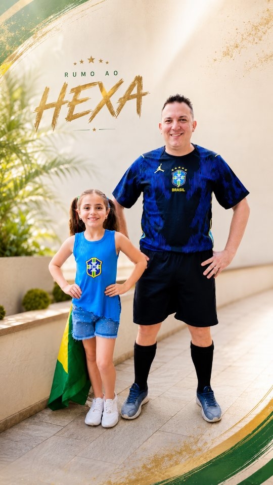 ⚽💚💛💙 A contagem regressiva começou!

Esta já é a minha 3ª Copa do Mundo, e estou vivendo cada momento com muita emoção, alegria e aquele friozinho na barriga de quem ama torcer pelo nosso país! 🇧🇷✨

Agora é hora de vestir as cores do Brasil, acreditar, vibrar e sonhar juntos com mais uma grande conquista. 🏆

E vocês, também estão animados para a Copa?

Qual é o seu palpite para a nossa Seleção? 👇

Comente com um 💚 se você também está na torcida pelo Brasil rumo ao Hexa!

#vaibrasil #copa