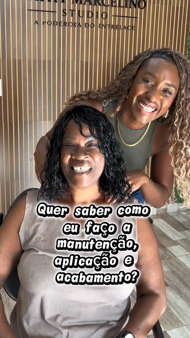 Mais que aplicar cabelo, eu ajudo mulheres a recuperarem a autoestima e enxergarem sua própria beleza. ✨

E foi através do Entrelace que eu descobri uma profissão capaz de transformar vidas, inclusive a minha.

Se você deseja aprender uma técnica que pode te permitir faturar de 3 a 7 mil reais por mês, trabalhar com beleza e ainda devolver confiança para outras mulheres, o meu curso é para você.

Acompanhe essa manutenção completa: retirada, trança base, aplicação e acabamento. 💁🏽‍♀️

🔗 Link 