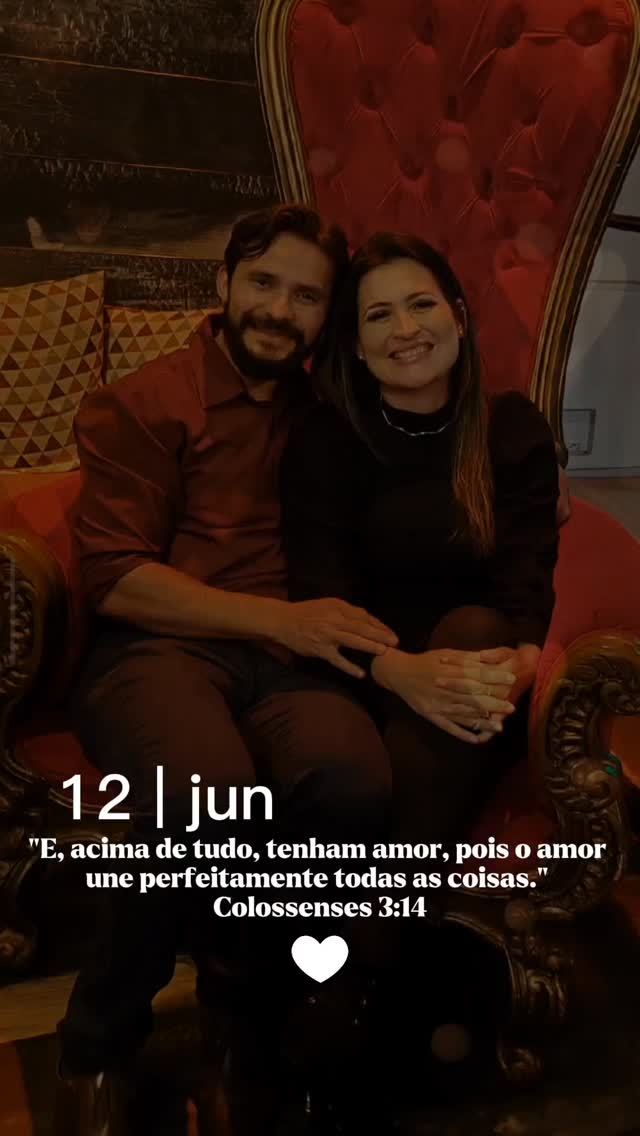 Não posso passar esse dia em branco sem dizer o quanto amo o meu amor ❤️ 

Eu falo sempre que é o presente que Deus me deu 🥰

Você me viu grávida, me viu no meu pior momento, de luto, triste, feliz, bem sucedida, nos meus dias de muito estudo e dedicação e em muitas outras e me amou em cada uma delas 😍

Feliz dias dos namoridos, pois maridos e esposas também comemoram essa data de muito amor ❤️ 

Eu amo você e Obrigada por me apoiar em todos os momentos 💖