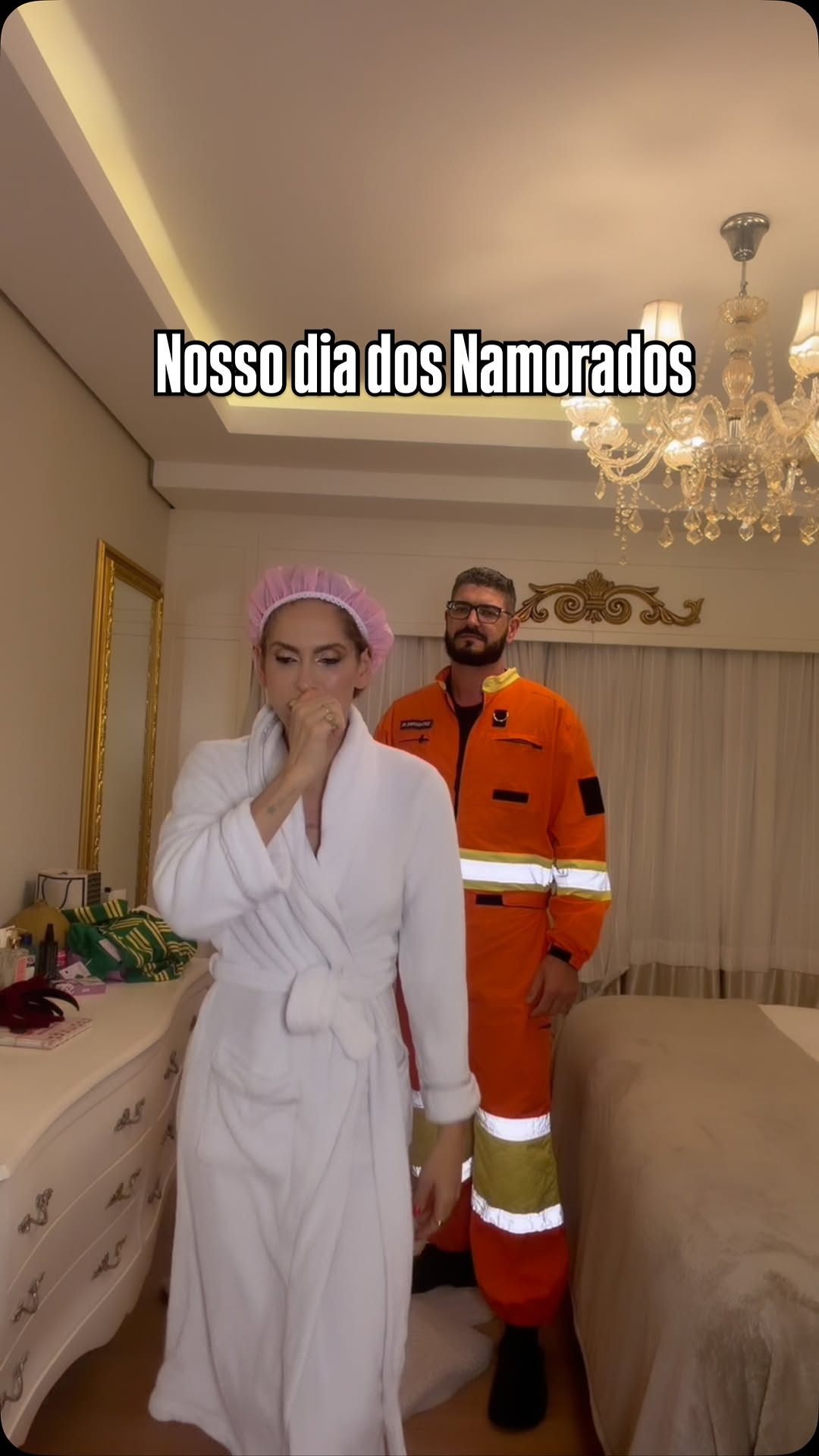 Ops escorreguei…
Nosso dia dos namorados 💌 
Look @cityblueoficial