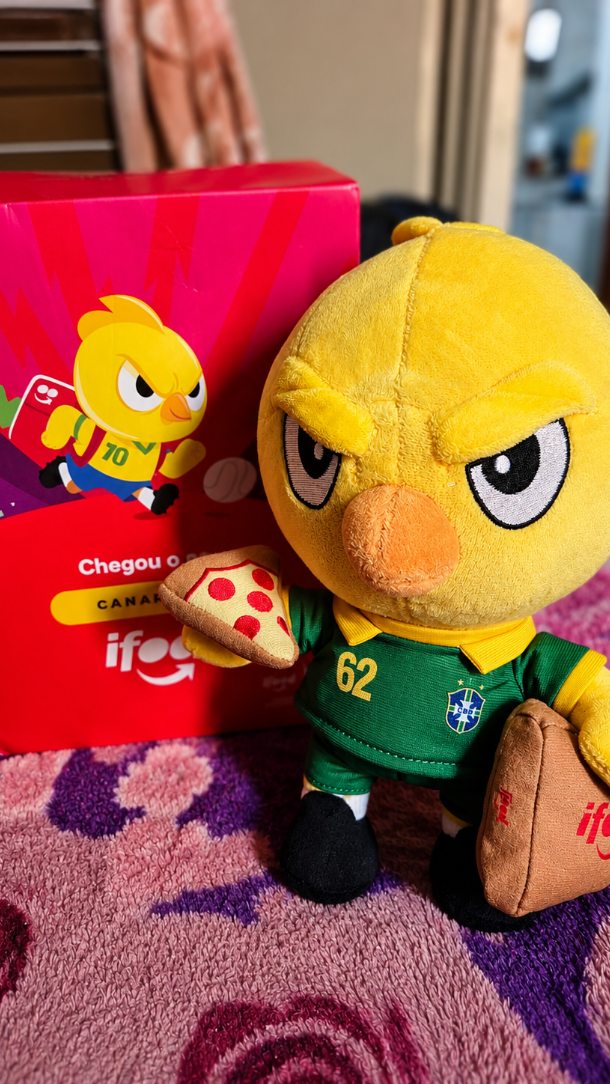 Meu novo companheiro já chegou trazendo fofura e alegria! 😍✨

Canarinho do @ifoodbrasil 

#ifood #fofura #colecionavel #brasil #mascote unboxing achadinhos