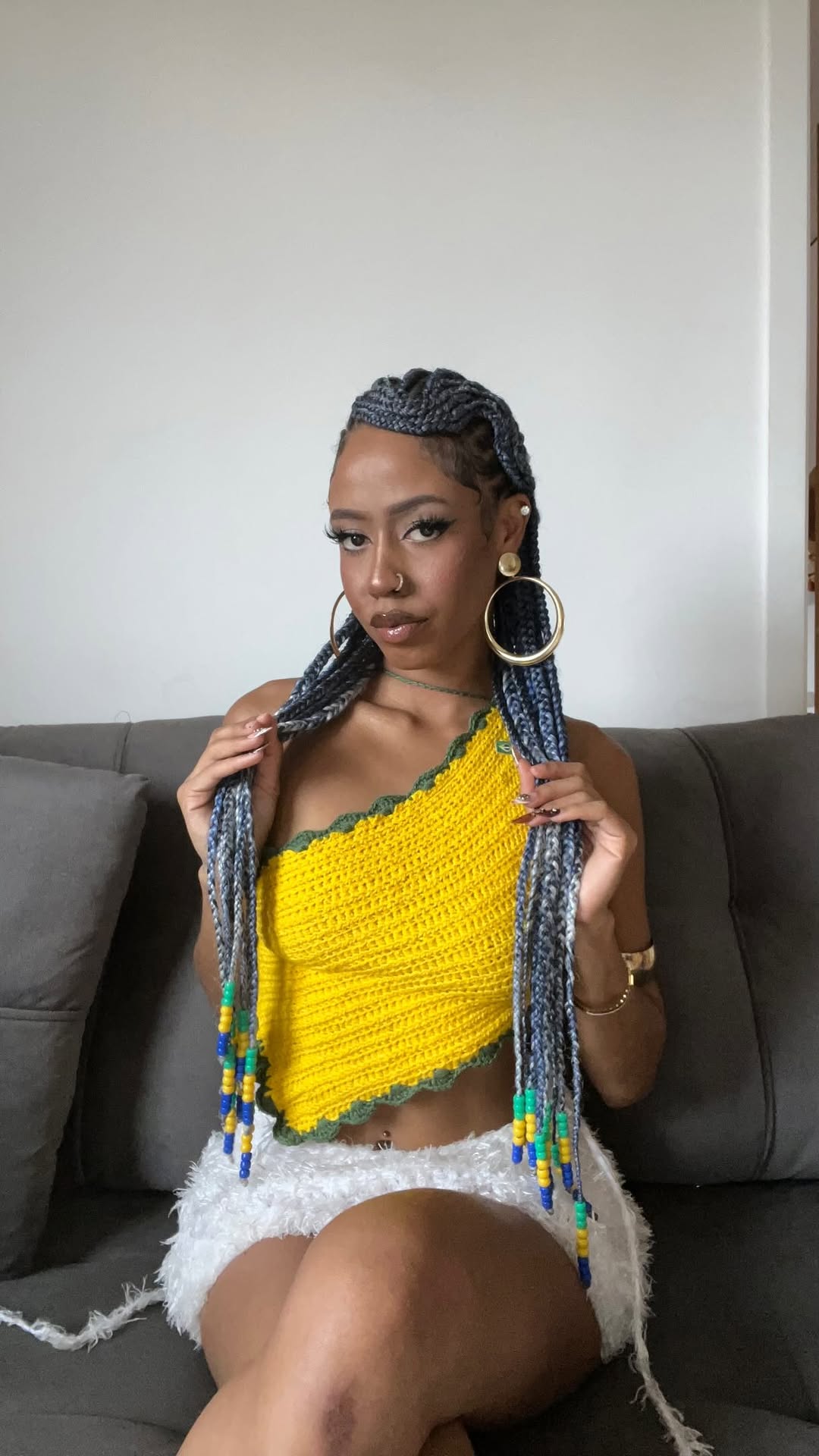 Lógico que ia ter cabelo pra #copadomundo ne mores, quem laçou a braba do #brasil foi a @black_resistencia juntamente com o melhor melhor material da @sermulherfibras! 
.
.
.
#viral #explore #brasilia